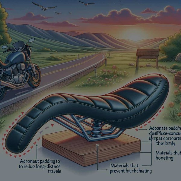 Comment choisir une selle de moto adaptée aux longues distances pour réduire la fatigue lombaire ?