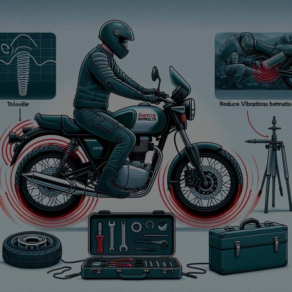 Comment réduire les vibrations sur une Royal Enfield Interceptor 650 lors de longs trajets ?