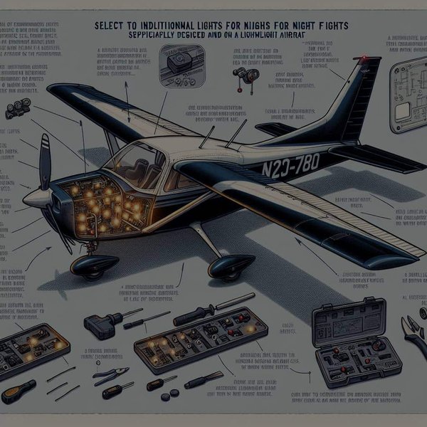 Comment choisir et installer des feux additionnels pour les vols de nuit en avion léger?