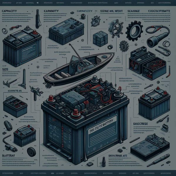 Quels critères pour sélectionner une batterie marine deep cycle pour un bateau électrique?
